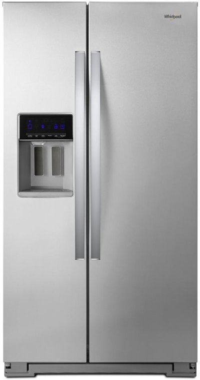 WRS571CIHZ Whirlpool Counter Depth Side by Side Refrigerator - 36 Inch, 20.5 cu. ft. Stainless Steel Fingerprint Resistant
