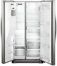 WRS571CIHZ Whirlpool Counter Depth Side by Side Refrigerator - 36 Inch, 20.5 cu. ft. Stainless Steel Fingerprint Resistant-3