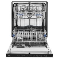 WDTA50SAHZ Whirlpool Recessed Handle Dishwasher with TotalCoverage Arm - Fingerprint Resistant Stainless Steel-3