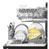 WDTA50SAHB Whirlpool Dishwasher with Stainless Steel Tub - Black