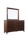 Cherry Merlot Contemporary Mirror - Contour-1