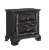 Black Traditional Nightstand - Passages-2