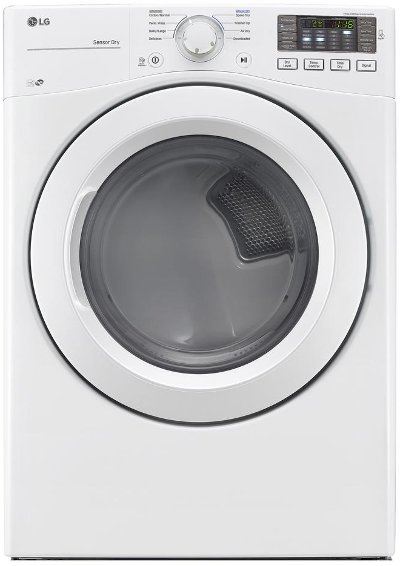 DLG3181W LG White 7.4 cu. ft. Front Load Gas Dryer