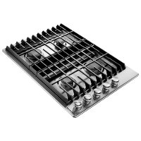 KCGD500GSS KitchenAid 30 Inch 4-Burner Gas Cooktop - Stainless Steel-2