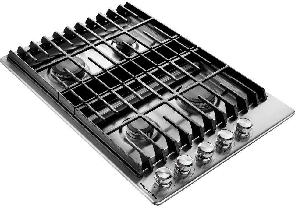 KCGD500GSS KitchenAid 30 Inch 4-Burner Gas Downdraft Cooktop - Stainless Steel-2