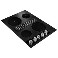 KCED600GBL KitchenAid 30 Inch Electric Downdraft Cooktop with 4 Elements - Black-2
