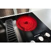 KCED606GSS KitchenAid 36 Inch Stainless Steel and Black Electric Cooktop-3