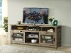 Clearance 74 Inch Rustic Cream Acacia TV Stand