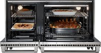 GR486G-LP Wolf 48 Inch Six Burner LP Gas Range with Griddle - Stainless Steel-3