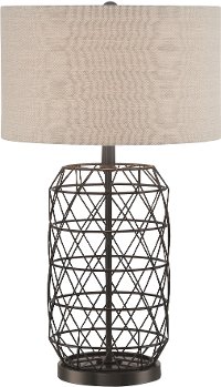 Black Metal Table Lamp - Cassiopeia