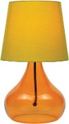 Orange Glass Jar Table Lamp - Jamie
