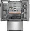 KRFC704FPS KitchenAid 23.8 Cu. Ft. French Door Refrigerator - 36 Inch Stainless Steel-2