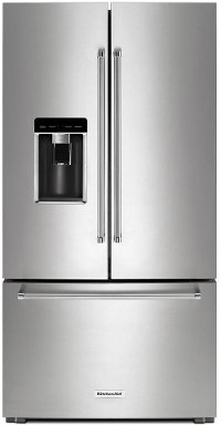 KRFC704FPS KitchenAid Counter Depth French Door Refrigerator - 23.8 cu. ft., 36 Inch Stainless Steel with PrintShield