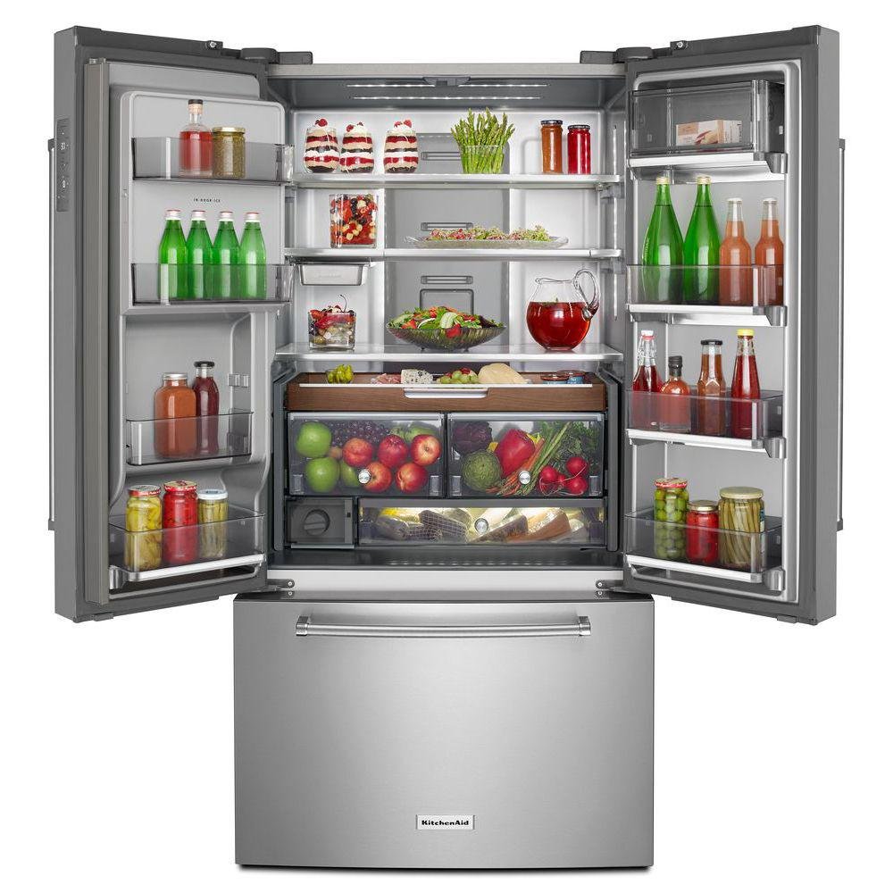 KRFC704FPS KitchenAid Counter Depth French Door Refrigerator - 23.8 cu. ft., 36 Inch Stainless Steel with PrintShield-3