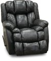 Starry Charcoal Gray Leather-Match Rocker Recliner - Renegade-2