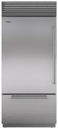 BI-36U/O-LH Sub-Zero 36 Inch Classic Bottom Freezer Refrigerator - 21.7 cu. ft., Left Hinge, Panel Ready