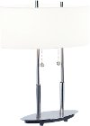 Table Lamp in Polished Steel - Bliss