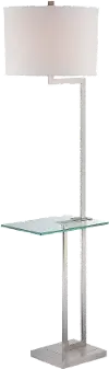 Floor Table Lamp with Glass Tray Table - Rudko