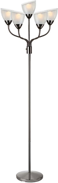 Sleek 5-Lite Floor Lamp - Elitia