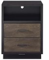 Clearance Two Tone Industrial Modern Nightstand - #myroom