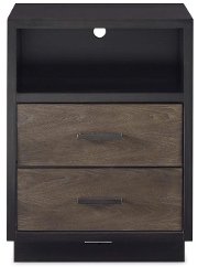 Two Tone Industrial Modern Nightstand - #myroom