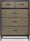 Clearance Two Tone Industrial Modern Chest - #myroom