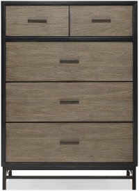 Two Tone Industrial Modern Chest - #myroom
