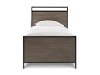 Two Tone Modern Industrial Twin Bed - #myroom -3