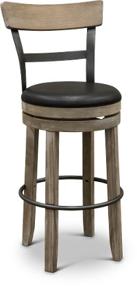 Swivel Bar Stool - Mountain Smoke