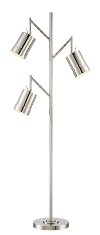 3-Lite Metal Floor Lamp - Tindra