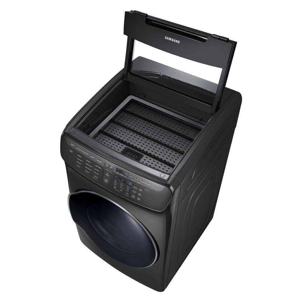 DVE55M9600V Samsung FlexDry Electric Dryer - 7.5 cu. ft. Black Stainless Steel-5