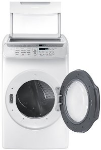 DVE55M9600W Samsung 7.5 cu. ft. FlexDry Electric Dryer - White