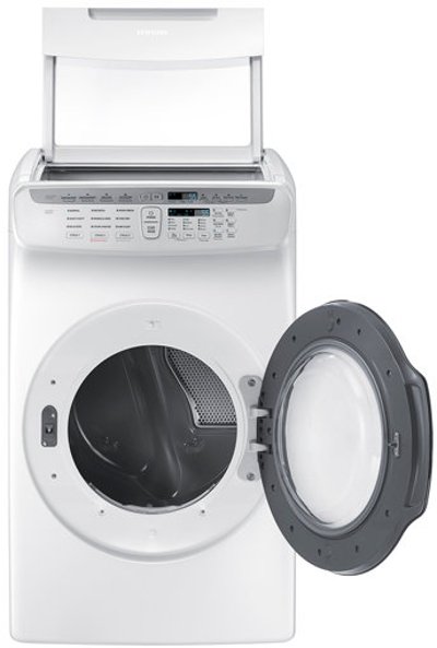 DVE55M9600W Samsung FlexDry Electric Dryer - 7.5 cu. ft. White