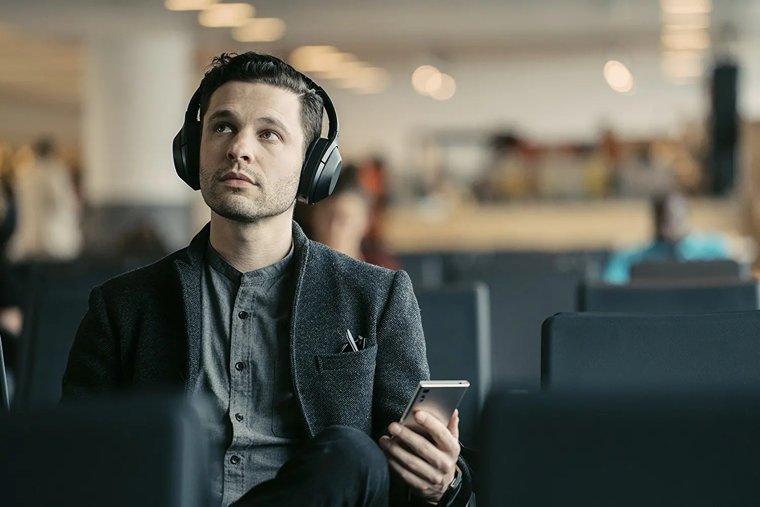 MDR1000X/B Sony 1000X Premium Noise-Canceling Headphones-8