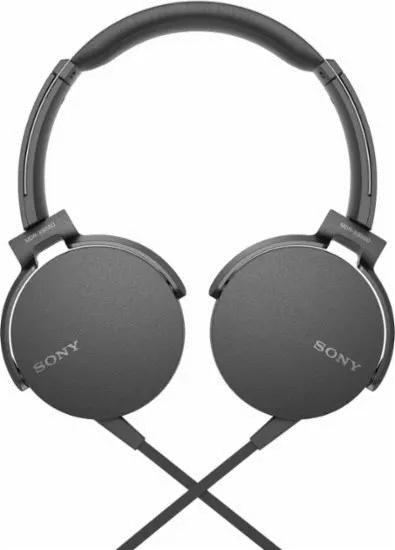 MDRXB550AP/B Sony Extra Bass On-Ear Headphones - Black-4