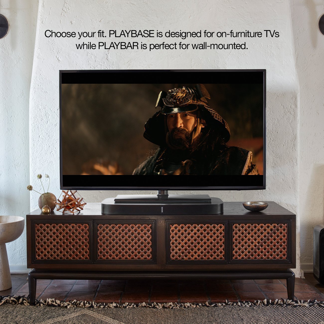 PBASEUS1BLK Sonos PLAYBASE Wireless Soundbar for Home Theater and Streaming Music-2
