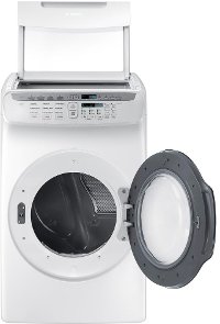 DVG55M9600W Samsung 7.5 Total cu. ft. Gas FlexDry Dryer with Steam - White