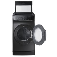 DVE60M9900V Samsung Electric FlexDry Dryer with Steam - 7.5 Cu. Ft. Black Stainless Steel-3