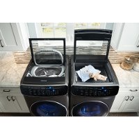 DVE60M9900V Samsung Electric FlexDry Dryer with Steam - 7.5 Cu. Ft. Black Stainless Steel-6