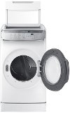 DVG60M9900W Samsung 7.5 Total cu. ft. Gas FlexDry Dryer with Steam - White-1
