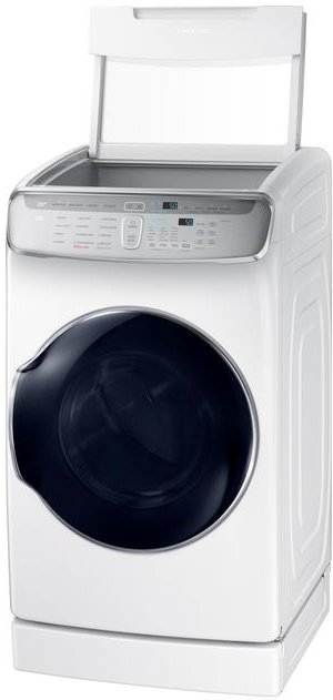 DVG60M9900W Samsung Gas FlexDry Dryer with Steam - 7.5 Cu. Ft. White-4