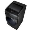 DVG60M9900V Samsung 7.5 Total cu. ft. Gas FlexDry Dryer with Steam - Black Stainless Steel-5