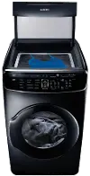 DVG60M9900V Samsung Gas FlexDry Dryer with Steam - 7.5 Total cu. ft. Black Stainless Steel