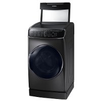 DVG60M9900V Samsung Gas FlexDry Dryer with Steam - 7.5 Total cu. ft. Black Stainless Steel-7