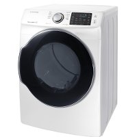 DVE45M5500W Samsung Electric Dryer with Multi-Steam Tech - 7.4 cu. ft. White-2