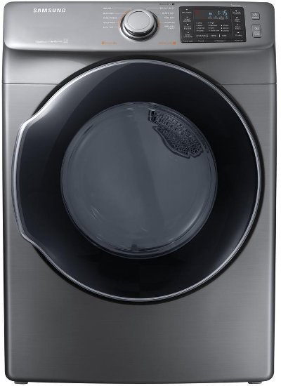 DVE45M5500P Samsung Electric Dryer with Steam - 7.5 cu. ft. Platinum