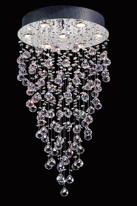 Flush Mount Crystal Ceiling Chandelier - Girolamo
