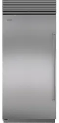 BI-36F/S/PH-LH Sub-Zero 36 Inch Classic Freezer - Left Hinge, Professional Handle