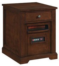Infrared Room Heater and End Table
