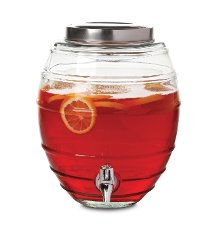 2-Gallon Glass Coca-Cola Beverage Dispenser